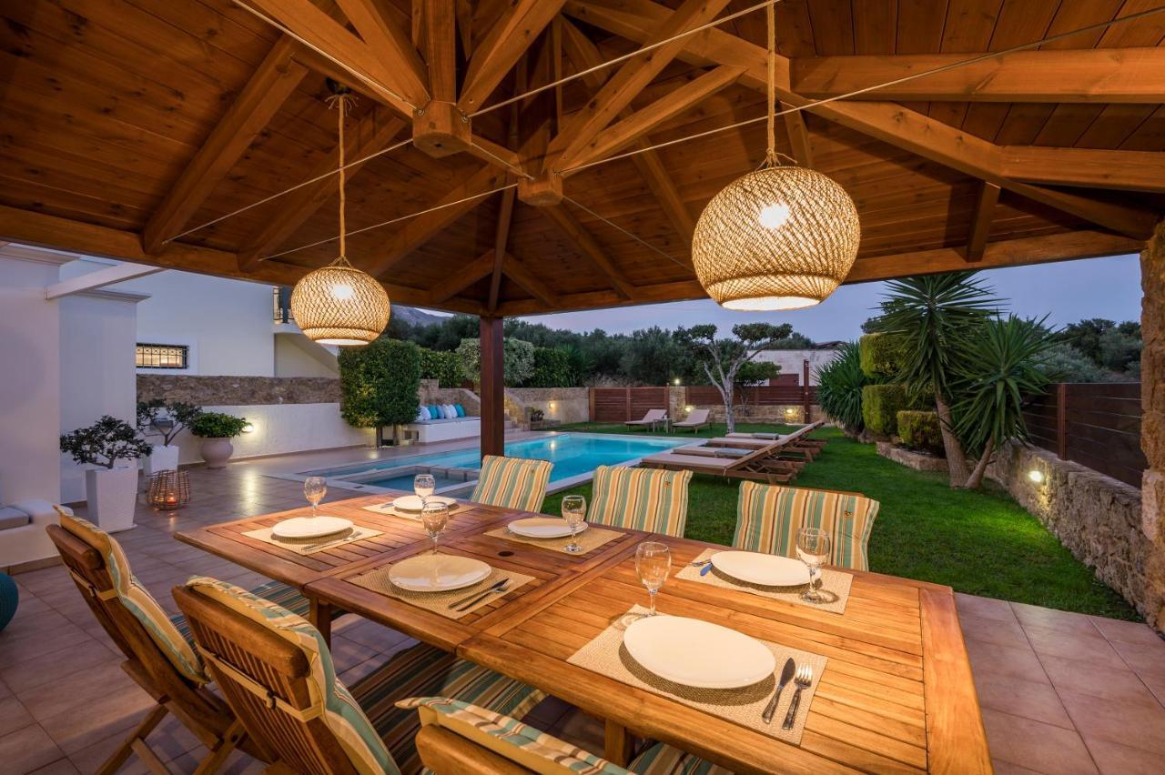 Villa Georgia Heated Pool & Jet-Tub Колимварион Экстерьер фото